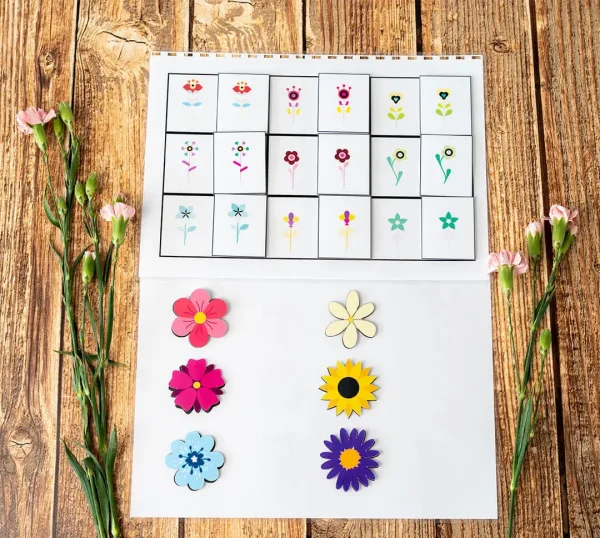 Lamibook Kwiaty - Rozwojowa książka dla dzieci